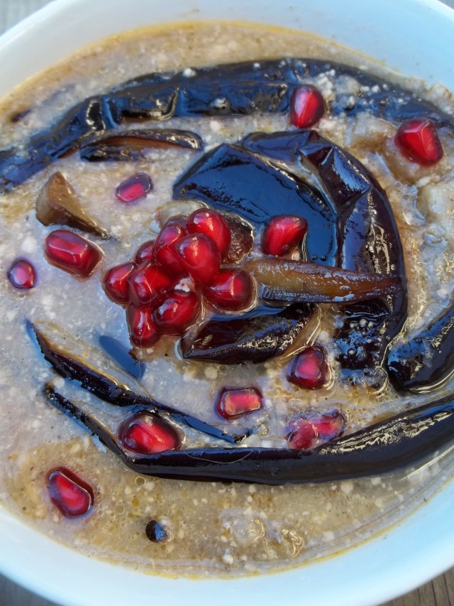 Eggplant Satsivi ready for Serving