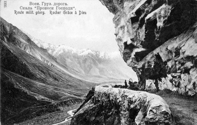 19th century photograph of the Georgian Military Road