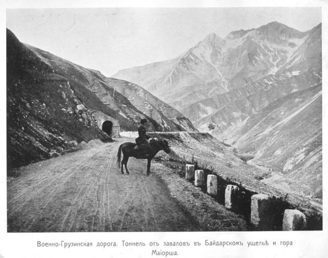 19th century photograph of the Georgian Military Road