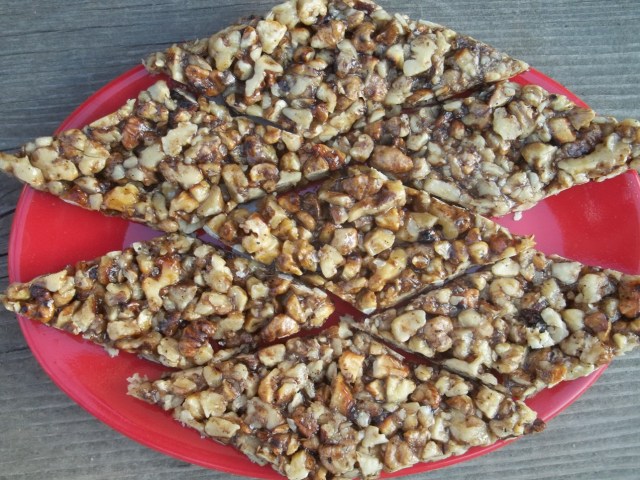 Gozinaki with Walnuts Ready for Serving - Copy