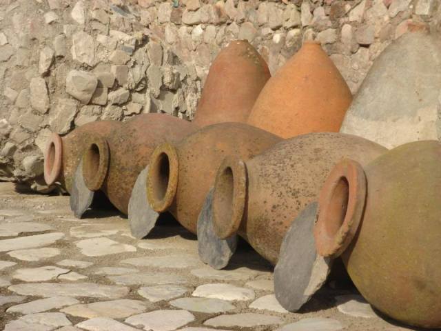 The entire wine making process takes place within the Qvevri