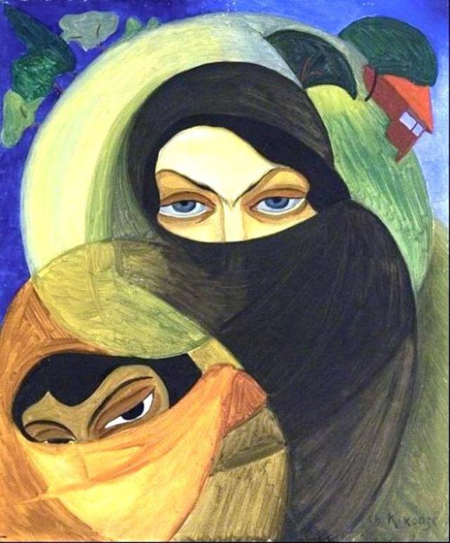 Adjarian Women by Shalva Kikodze