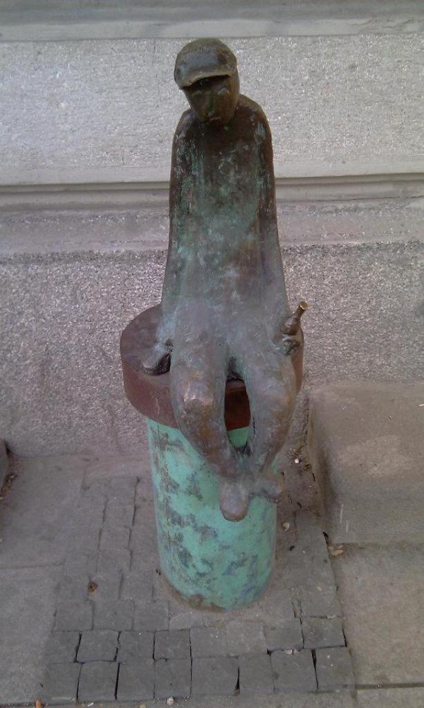 Bronze Statuette in Rustaveli Avenue