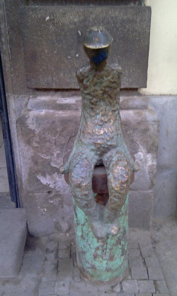 Bronze Statuette in Rustaveli Avenue