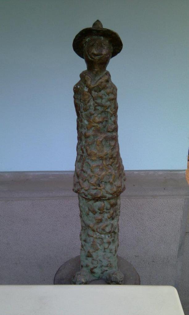 Bronze Statuette in Rustaveli Avenue