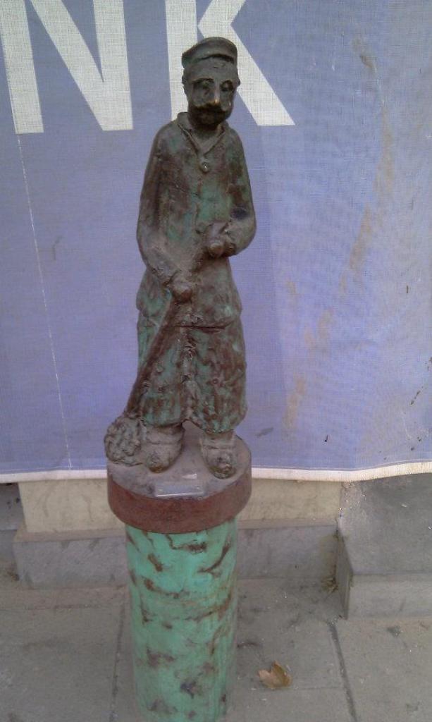 Bronze Statuette in Rustaveli Avenue