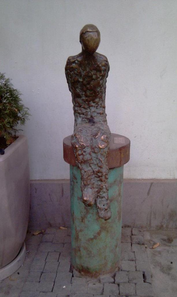 Bronze Statuette in Rustaveli Avenue