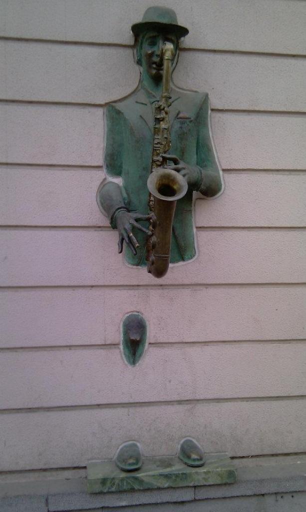 Bronze Statuette in Rustaveli Avenue