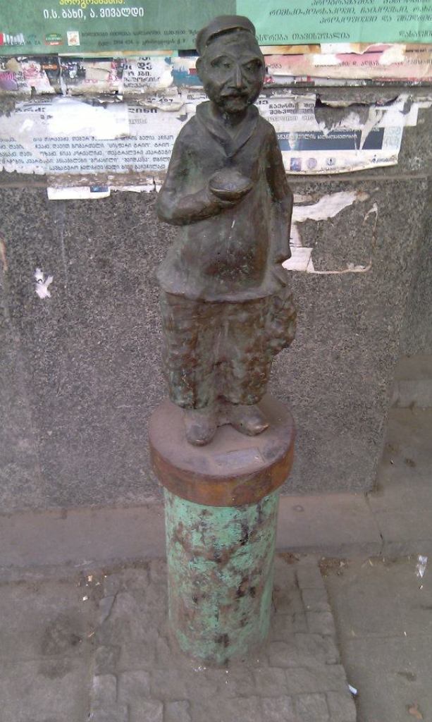 Bronze Statuette in Rustaveli Avenue