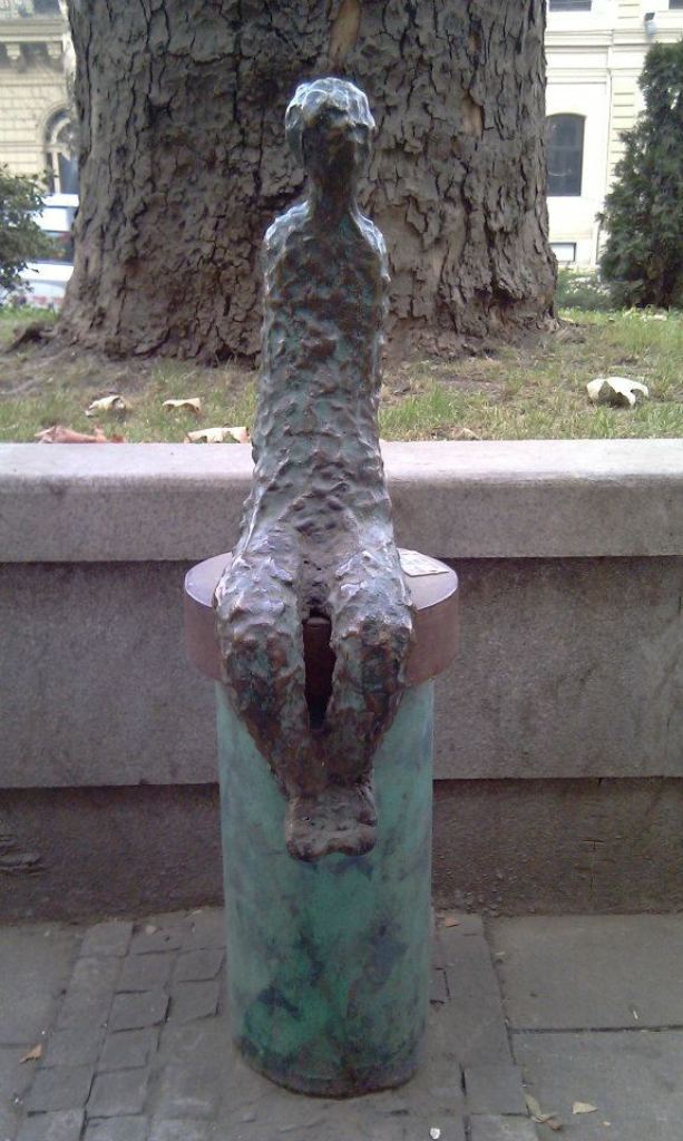 Bronze Statuette in Rustaveli Avenue