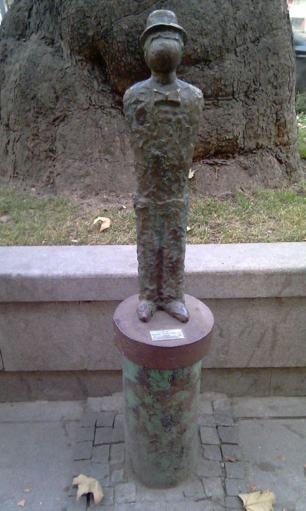 Bronze Statuette in Rustaveli Avenue