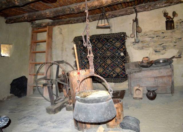 Domestic Implements at the Tusheti Ethnography Museum of Keselo