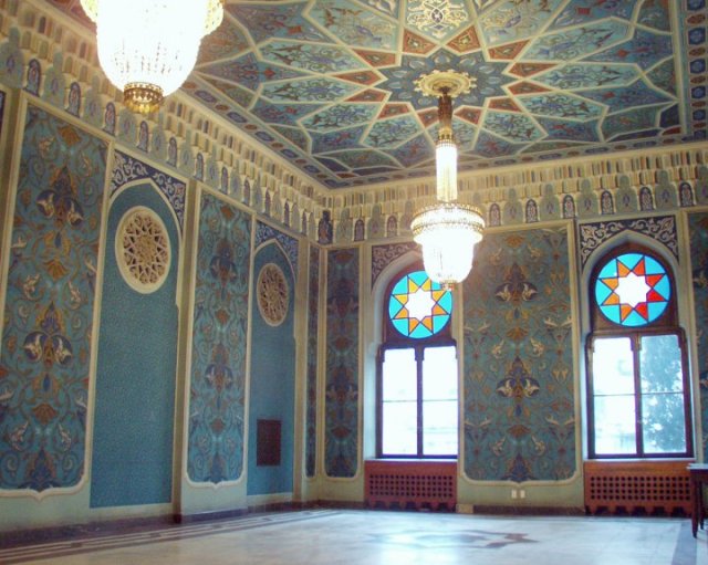 The interior of the Tbilisi State Academic Opera and Ballet Theatre