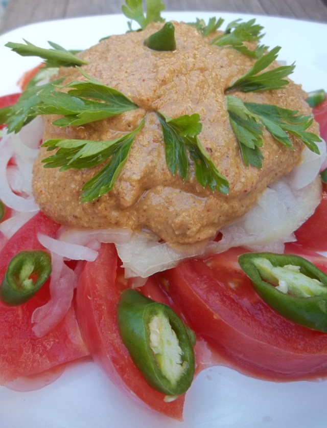 Tomato and Nut Salad Ready for Serving - Copy