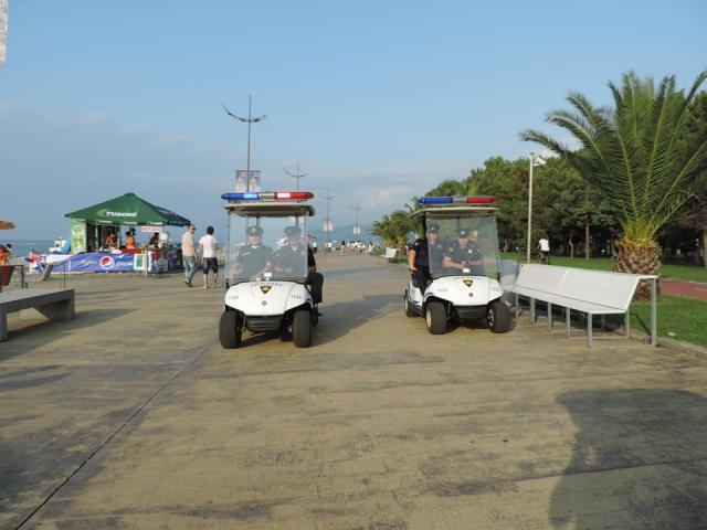 Patrolling Batumi Boulevard