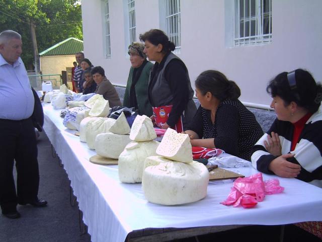Cheese at the Bidzinaoba Festival
