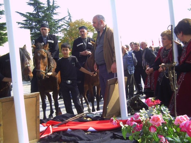 Horsemen at the festival