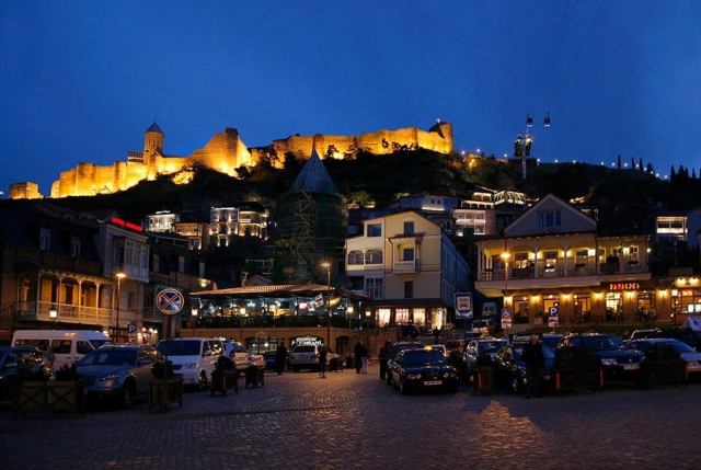 Narikala Castle above the Old Town of Tbilisi