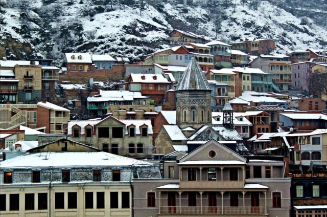 Tbilisi's Old Town in Winter