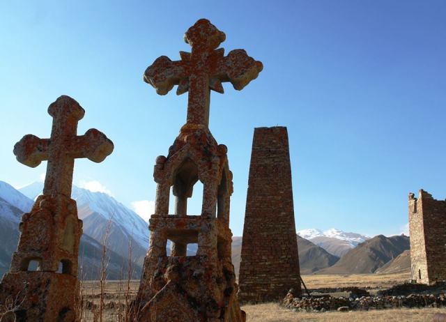 Abano village in Kazbegi National Park
