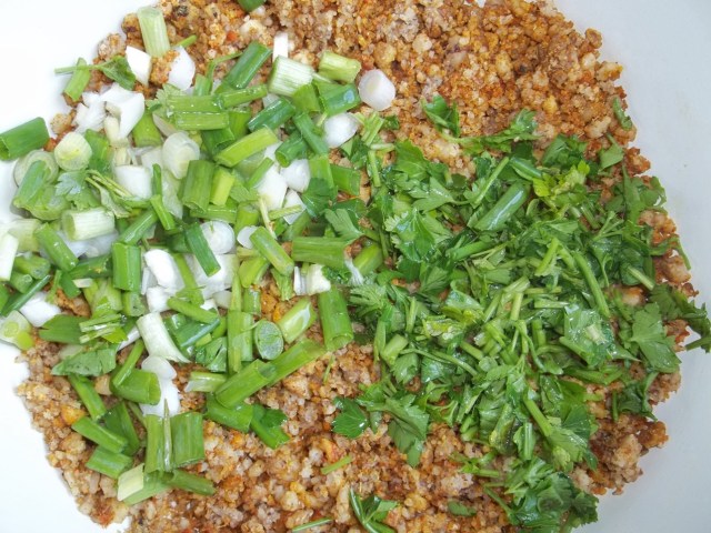 Adding Chopped Ingredients to Nuts - Copy