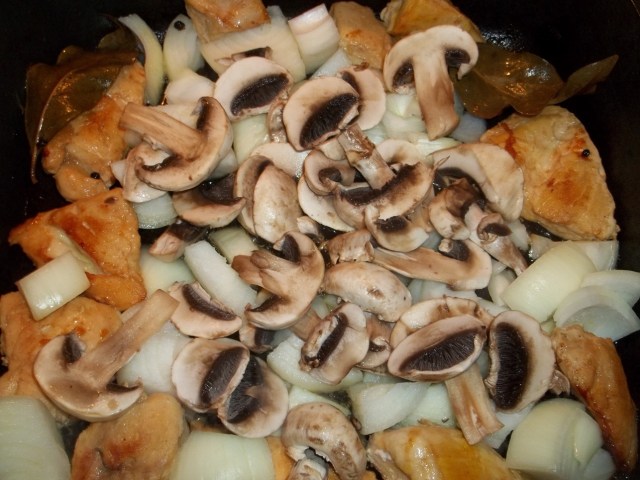 Adding Mushrooms and Onion - Copy