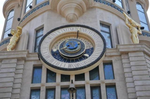 Astronomical Clock in Europe Square in Batumi