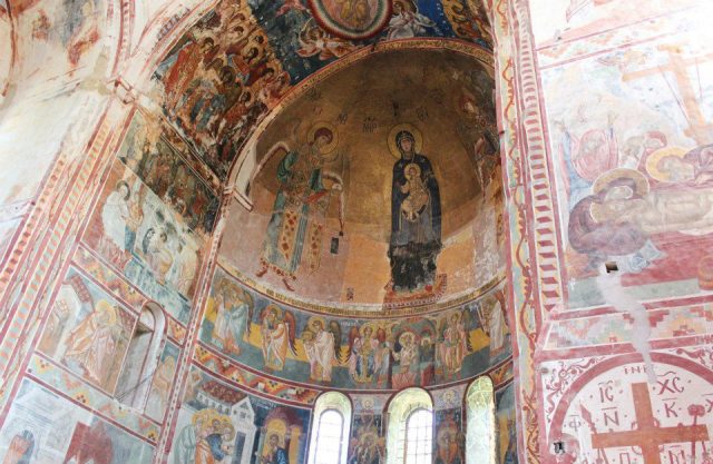 Frescos at the Church of the Virgin at Gelati