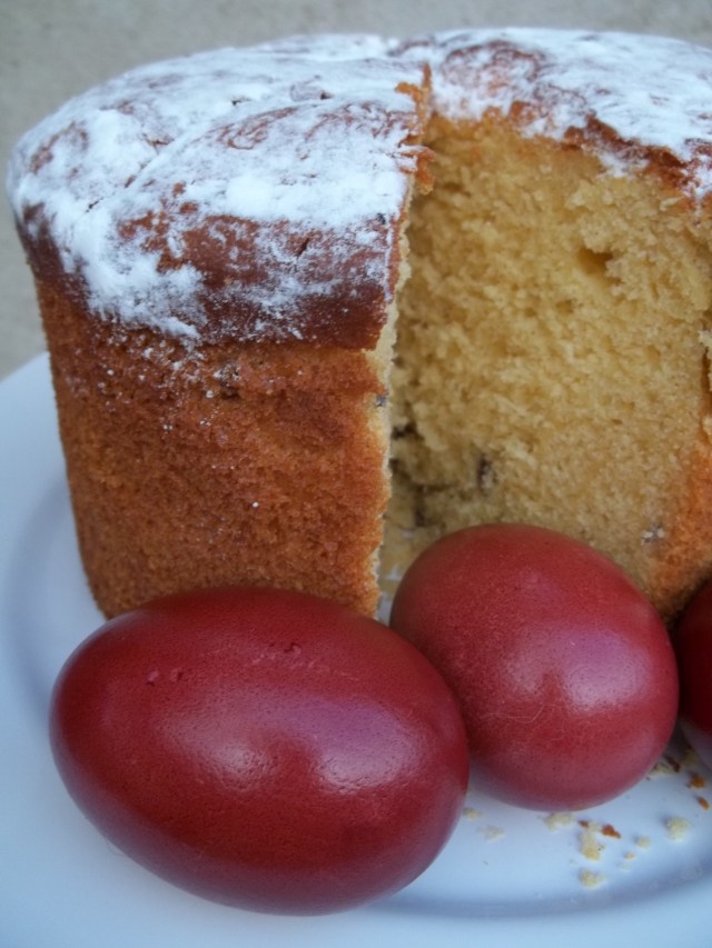 Red Eggs and Paska Cake - Copy