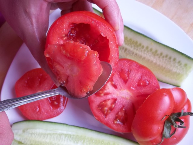 Removing the Tomato Core - Copy