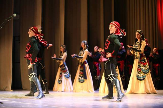 The Rustavi Ensemble performing the Acharuli (აჭარული) dance that originates from Ajara region in the south-west of Georgia