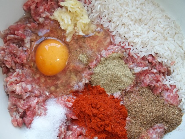 Adding Filling Ingredients to Mixing Bowl - Copy