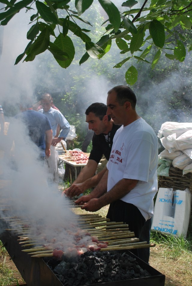Barbecue at the New Wine Festival 