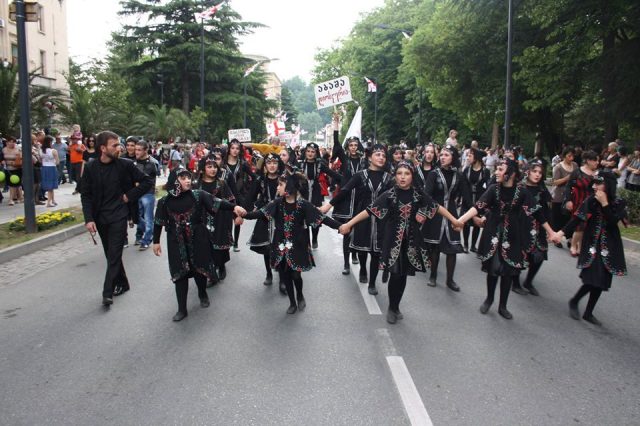 Celebrating Independence Day. Photo courtesy of the Georgian Government