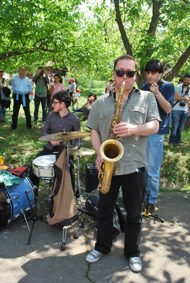 Musicians at the New Wine Festival