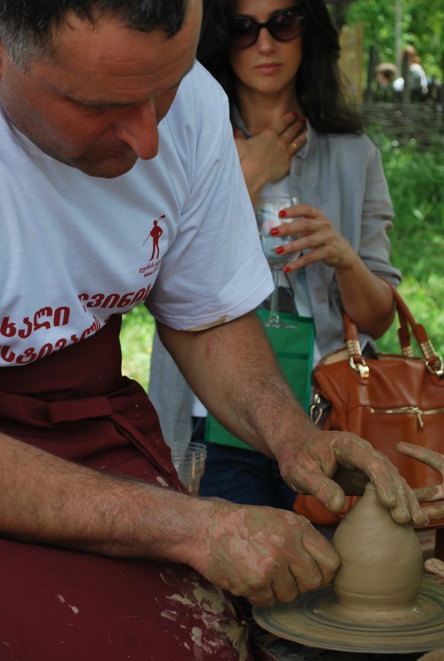 Potter at the New Wine Festival