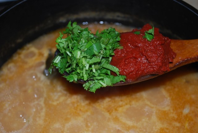 Adding Parsley and Tomato Puree - Copy