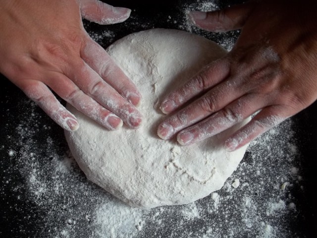 Flattening the dough - Copy