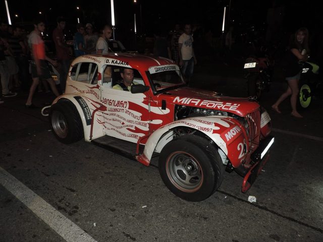 Davit "Data" Kajaia's car at the Bridgestone Black Sea Cup 2014 