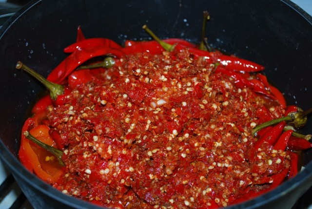 Adding ground peppers - Copy