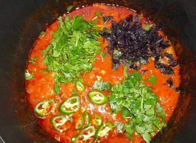 Adding Herbs and Pepper