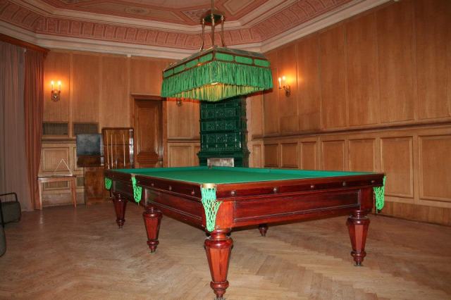 Billiard room in the Romanov Palace