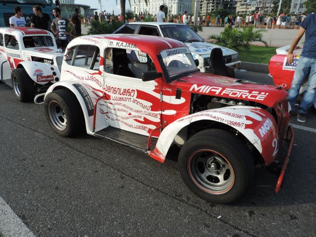 MIA Force team driver Davit "Data" Kajaia's car at the Bridgestone Black Sea Cup 2014 