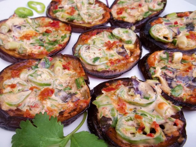 Eggplant with Ajika and Mayonnaise - Copy