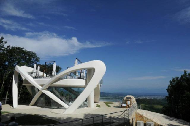 Restaurant at the Sataplia Nature Reserve