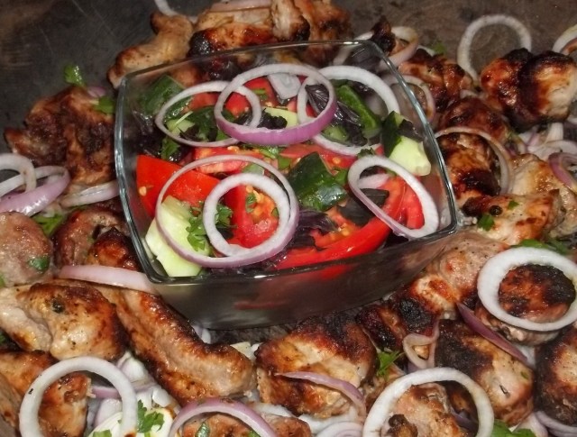 Served with Salad - Copy