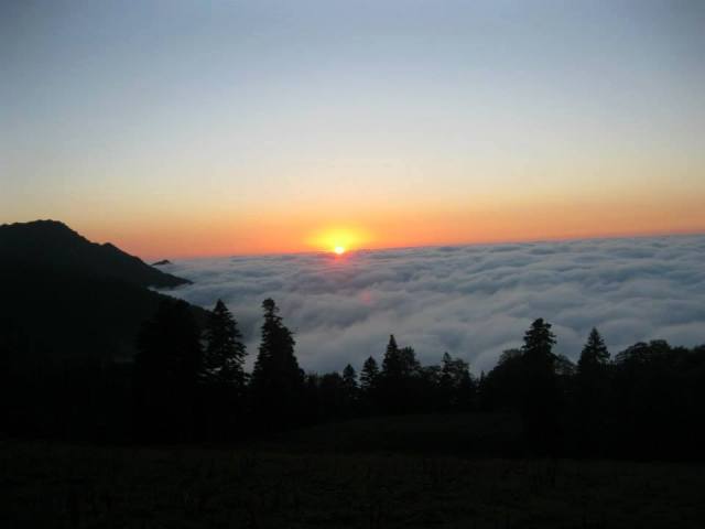 Sunset at Mount Sarbiela