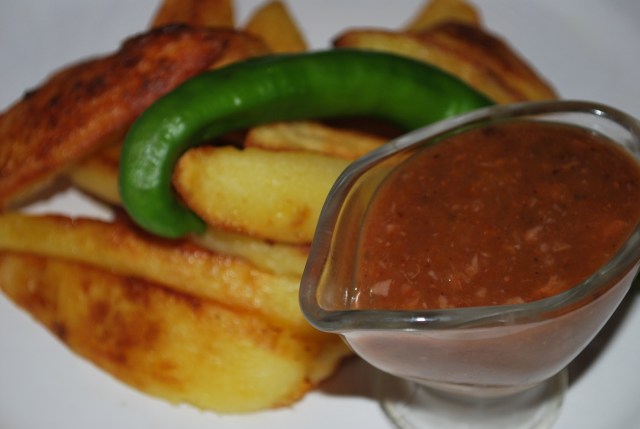 Tkemali Sauce ready for serving - Copy