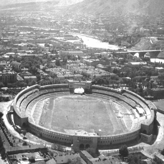 The Dinamo Stadium in Tbilisi