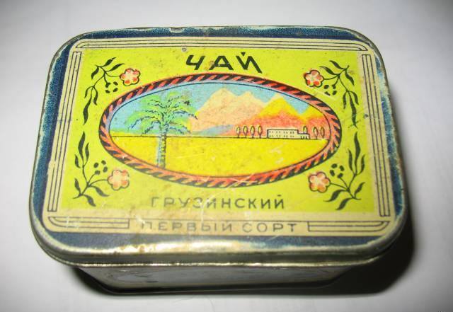 Vintage Georgian tea tin